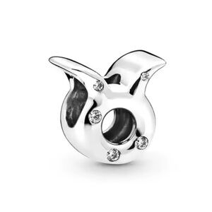 NWOT Sparkling Taurus Zodiac Charm Sterling Silver 925